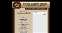 Desktop Screenshot of mooremasonictemple.com